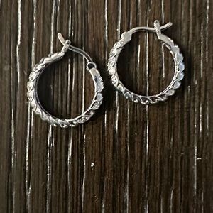 Diamond Swirl Earrings